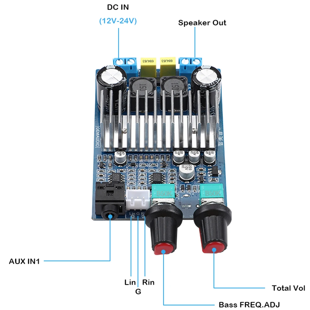 AIYIMA TPA3116 Subwoofer Amplifier Board TPA3116D2 Audio