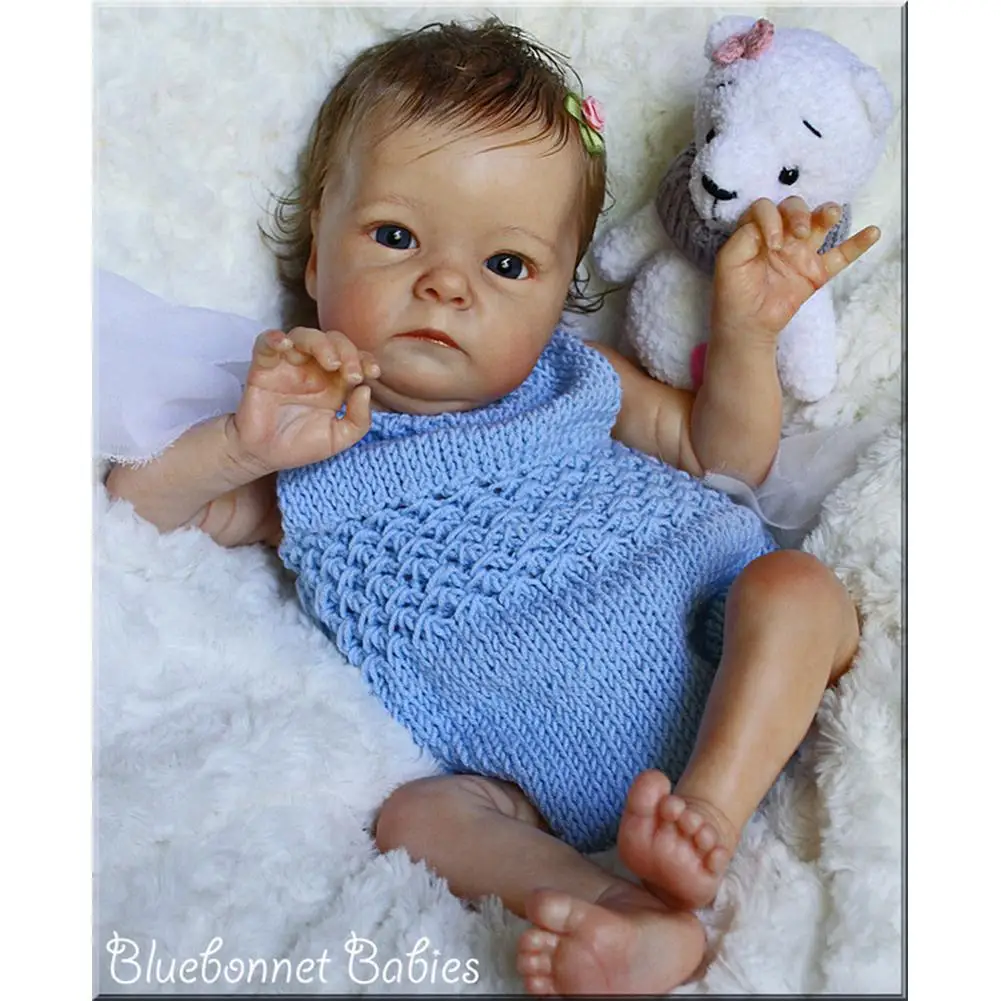 

1 Set Silicone 18-inch Reborn Dolls Making Mold Reborn Kit Unfinished Doll Parts For Children