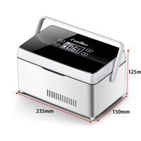Réfrigérateur portable pour insuline 15600 mAh, rechargeable par USB, mini-glacière pour médicaments, boîte de refroidissement à température constante avec sac 6