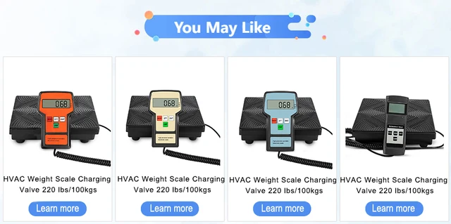 Aprvtio ACS-100SO Refrigerant Charging Weight Scale 