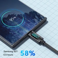 Essager PD 100 Вт USB-кабель типа C к USB C 7A Шнур для быстрой зарядки зарядного устройства для OPPO Realme Huawei Poco Samsung Кабель для дисплея — изображение 2