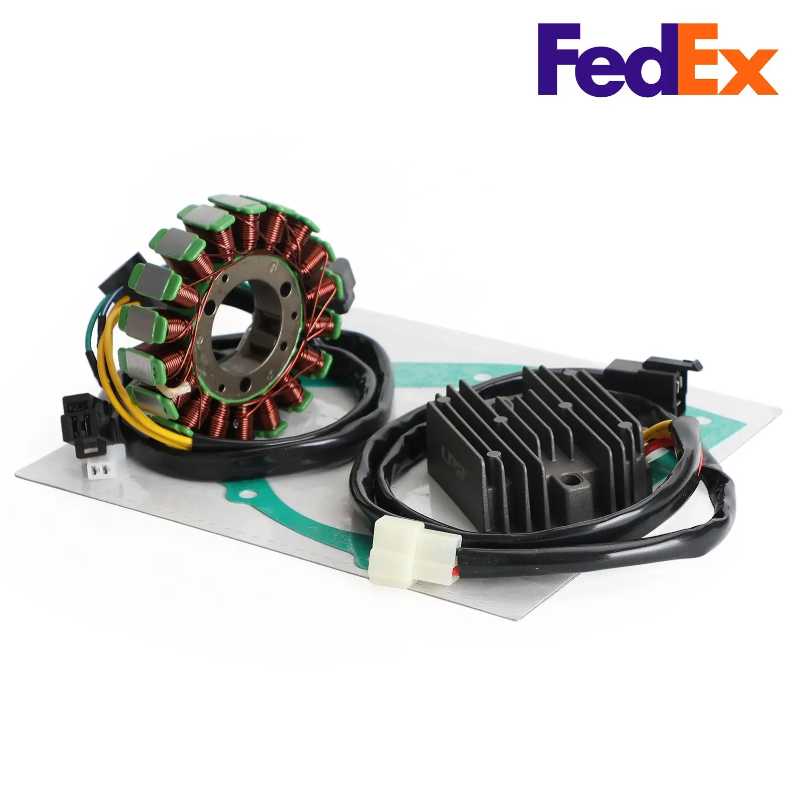 

Artudatech For Suzuki DR125SE 94-02 DR200SE 95-13 Magneto Stator+Voltage Rectifier+Gasket