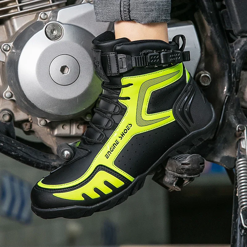 Waterproof Protection Wear-resistant Windproof Motorcycle Protective Boots Support Four Seasons Off-road Riders