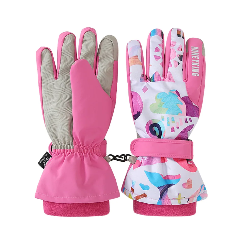 Gants De Ski Enfants – Imperméables, Chauffants, Antidérapants Pour Sports D’hiver (fille Ou Garçon)