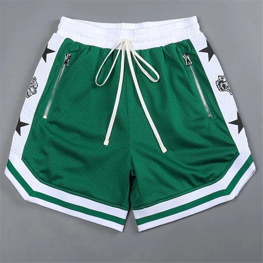 2022 new Men's Casual Shorts Summer New Running Fitness Fast-drying Trend Short Pants Loose Basketball Training Pants
