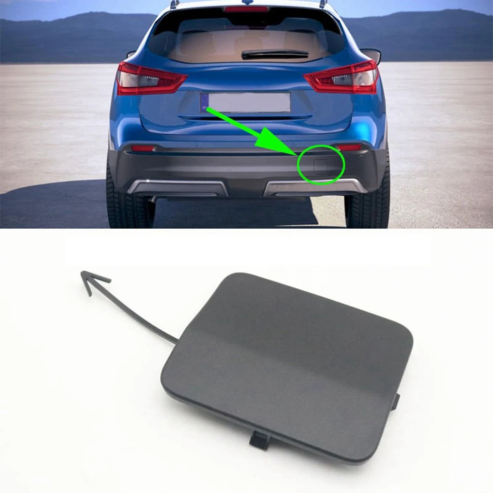 Rear Bumper Tow Hook Eye Cover Trim Trailer Cover Cap For Nissan Qashqai 85071-DF60A-B151