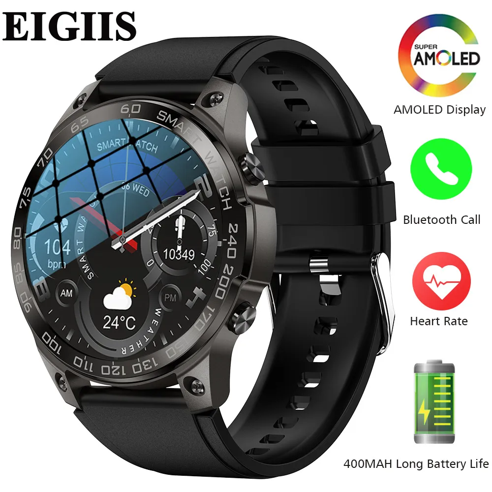 Smartwatch Amoled Screen Amoled Smartwatch Waterproof Android