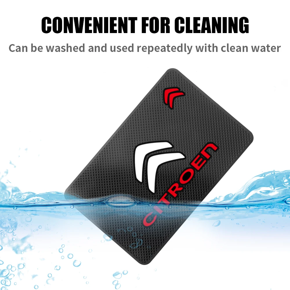 Silicone Car Non Slip Dash Mat Phone Holder Mat Anti-skid Silicone for Citroen C4 Picasso Xsara C5 Aircross Cactus C1 C2 C3