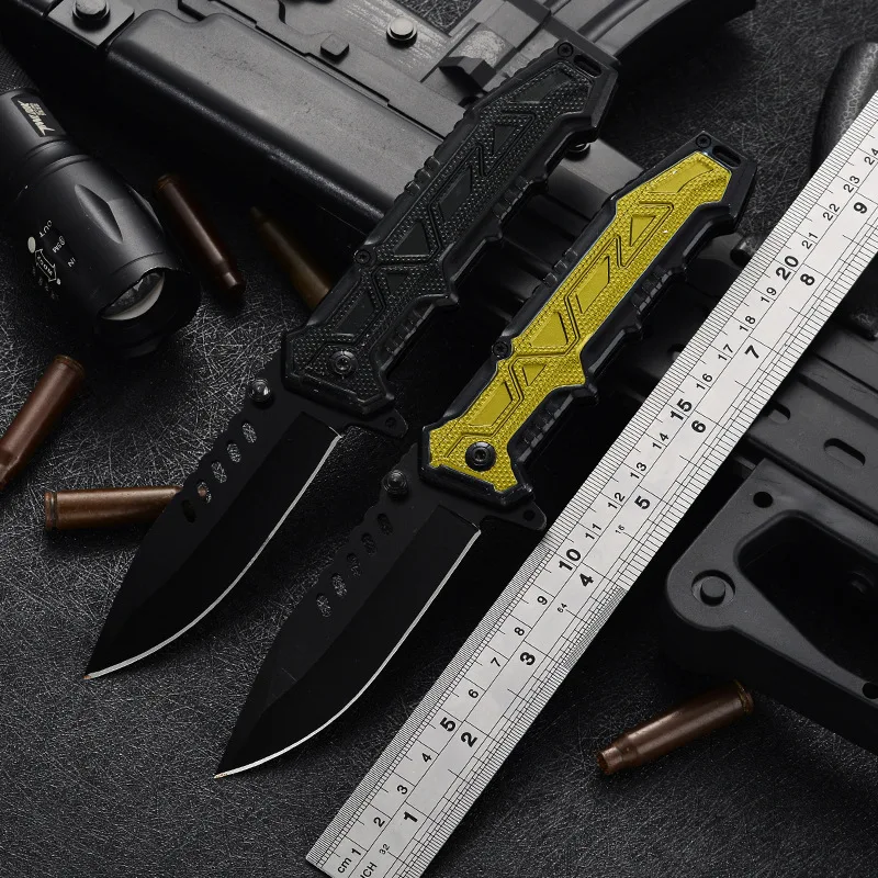

Hot Selling High Hardness Folding Knife Camping Tactical Outdoor Survival Knife Camping Mountaineering Portable Folding Knife