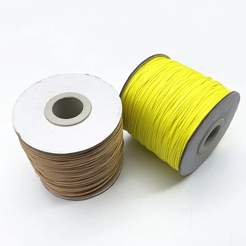 0.5-2.0mm 10meters Waxed Cord Waxed Thread Cord String Strap Necklace Rope Bead DIY Jewelry Making Bracelet waxed cord
