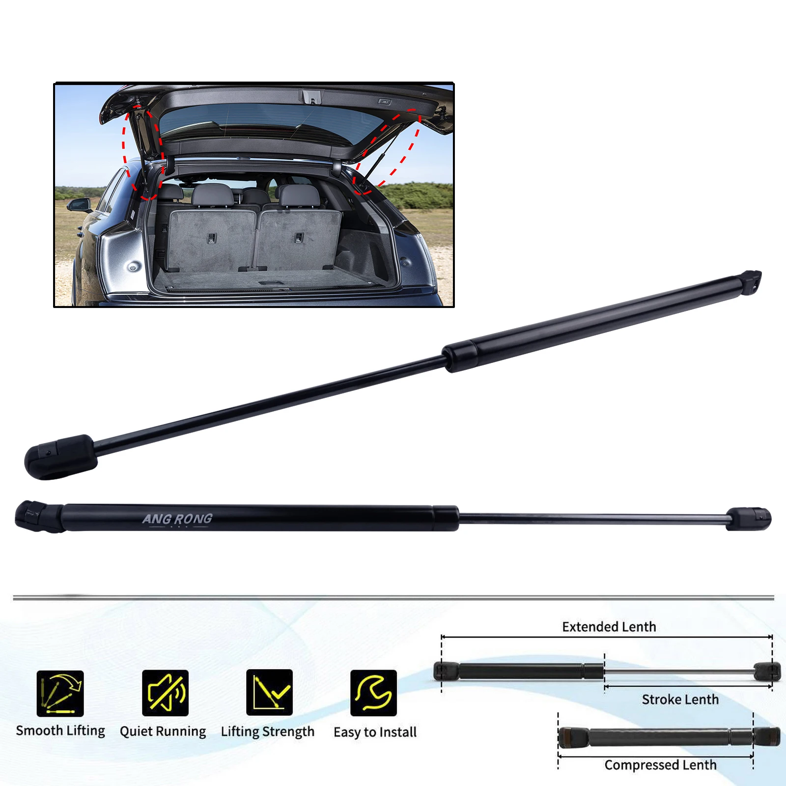 H&R ETS Lowering System | Audi Q7/Q8 55 Premium Plus AWD (16-23) w/ Air Suspension (28731-1) main image 0