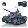 2.4G HENG LONG 1/16 7.0 Plastic German Panzer III L RTR Radio Control Model Army RC Tank 3848 360° Turret BB Pellet TH17340-SMT4 3
