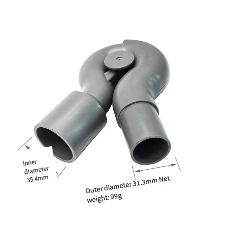 Universal Elbow Adapter Bottom Adapter 32Mm Bore Quick Release Tool Bottom Adapter Vacuum Cleaner Parts Accessories