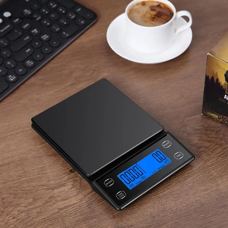 

4 Types Digital Coffee Scale 3/5kg 0.1g High Kitchen Scale Drip Dropship