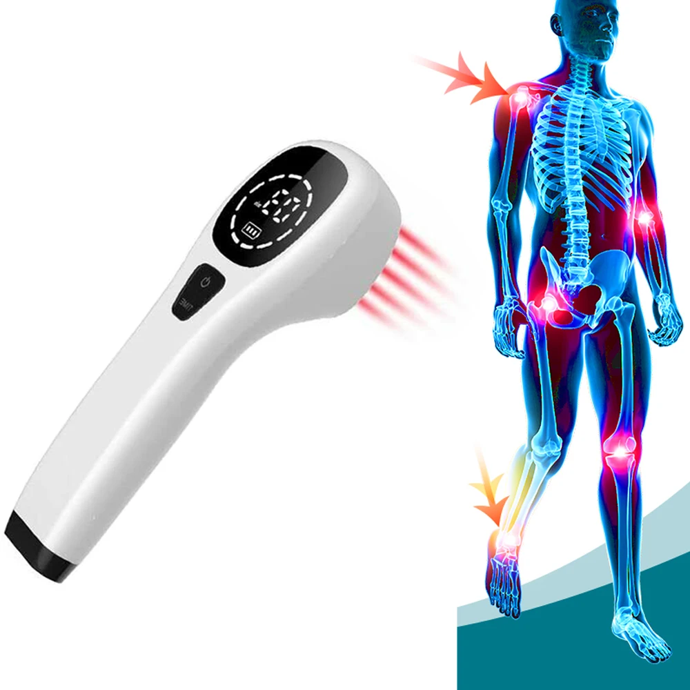 

Portable Cold Laser Machine Infrared Laser Therapy Arthritis Back Pain Neck Pain Relief Cervical Spondylopathy Treatment Device