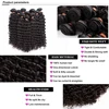 PD 30 32 36 40 Inch Deep Wave Human Hair Bundles Brazilian Remy Unprocessed Weaving Curly Hair Bundles Weave Extensions Deals 2