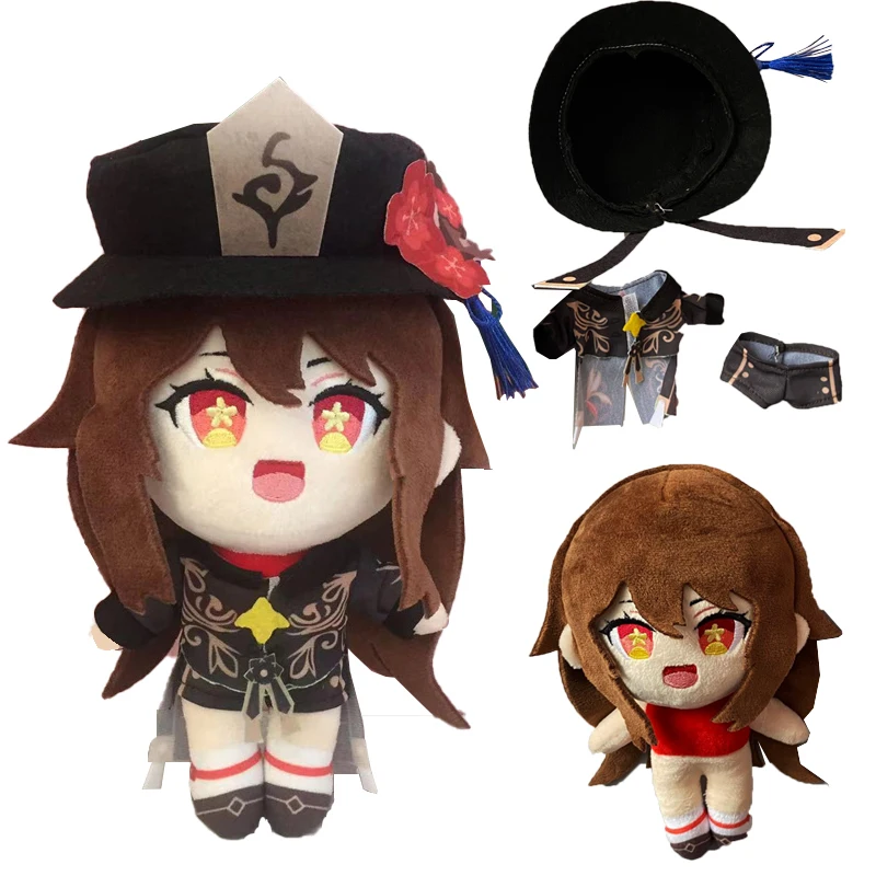 Genshin Impact Plushie Standing Toy Removeable Clothes Game Stuffed Doll Soft Pillow Halloween Christams Kids Children Fans Gift 25 40cm clannad dango plush toy anime daikazoku furukawa nagisa dango family plushie pillow cushion gift for kids children fans