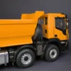 8x4 8X8 1/14 Hydraulic RC Tipper Car Metal 2-speed Radio Control Dump Trucks Painted Finished Sound Light Vehicle Model TH23650 3