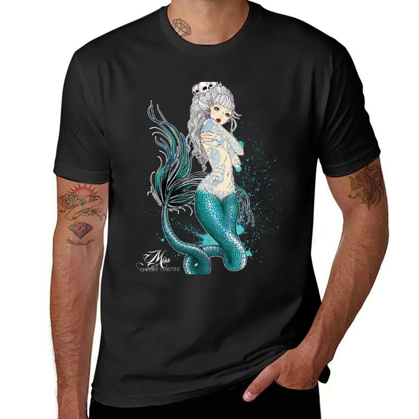 

Tattooed Siren T-Shirt vintage clothes tees vintage men graphic t shirts