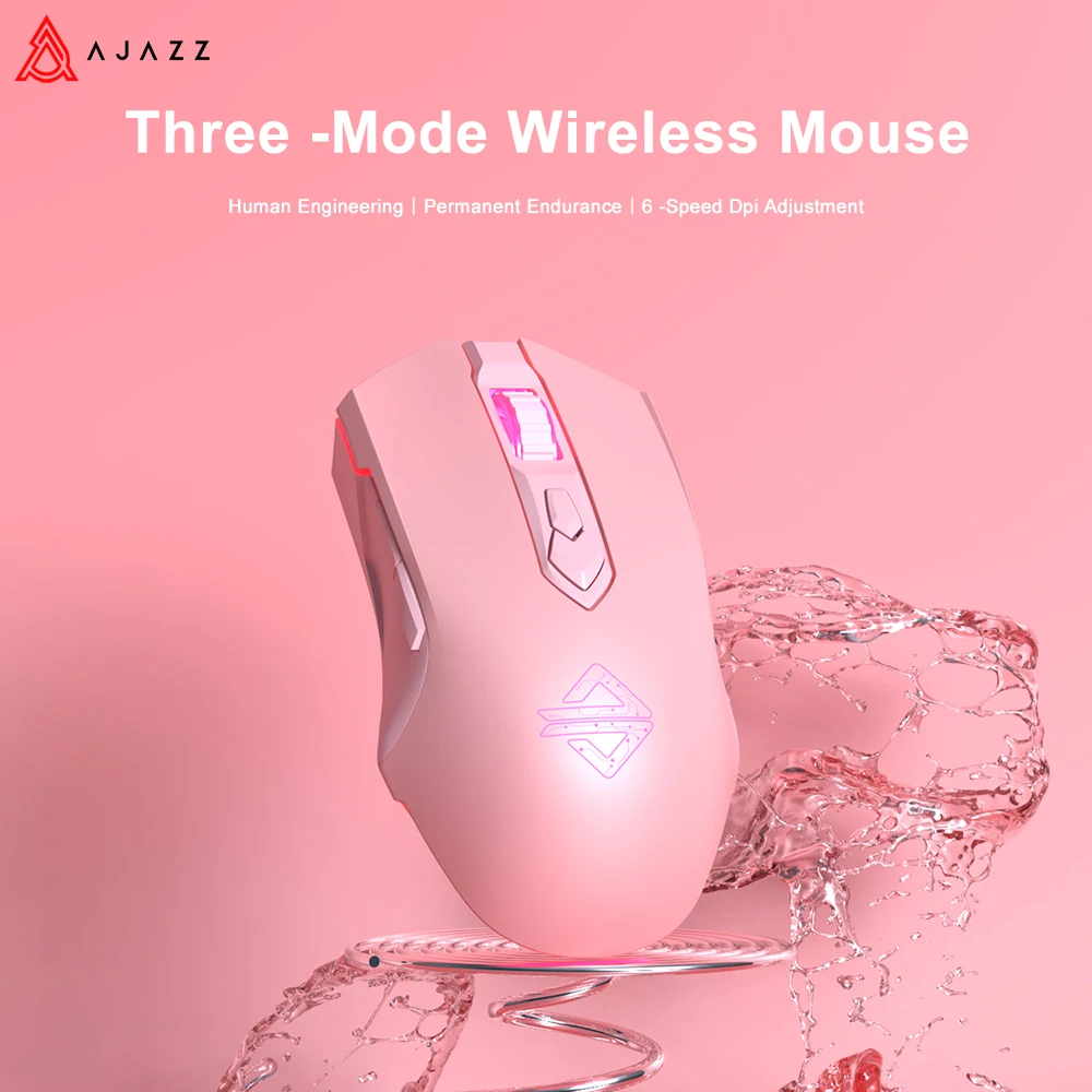 AJAZZ AJ52PRO Gaming Mouse Sensor three Mode+2.4G Mouse Rechargeable