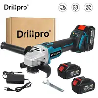 Drillpro 125MM M14 Brushless Electric Angle Grinder Cutting Machine With Lithium-Ion Battery Power Tool for Makita 18V Battery 1