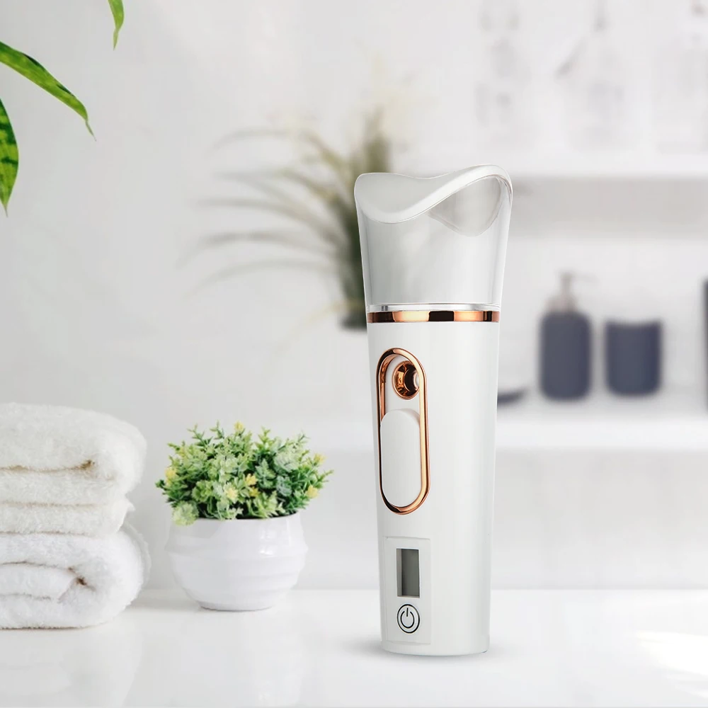 Portable Mini Facial Steamer Nano Spray Mist Hydrator