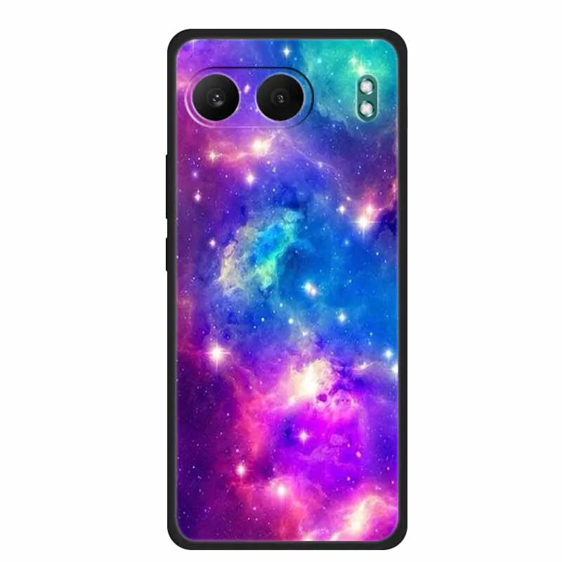 Astronaut Design Soft Silicone TPU Phone Case - Space-Themed Back Cover