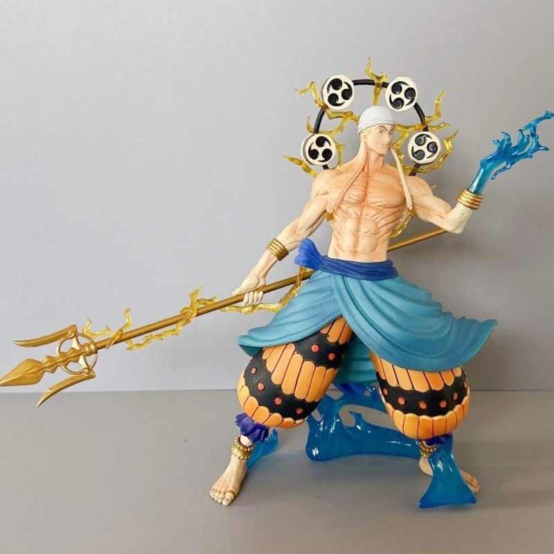 

One Piece Enel Anime Figure Sky Piea Enel Battle Form Figures Gk Figurine 31cm Pvc Statue Doll Collectible Model Ornament Toys