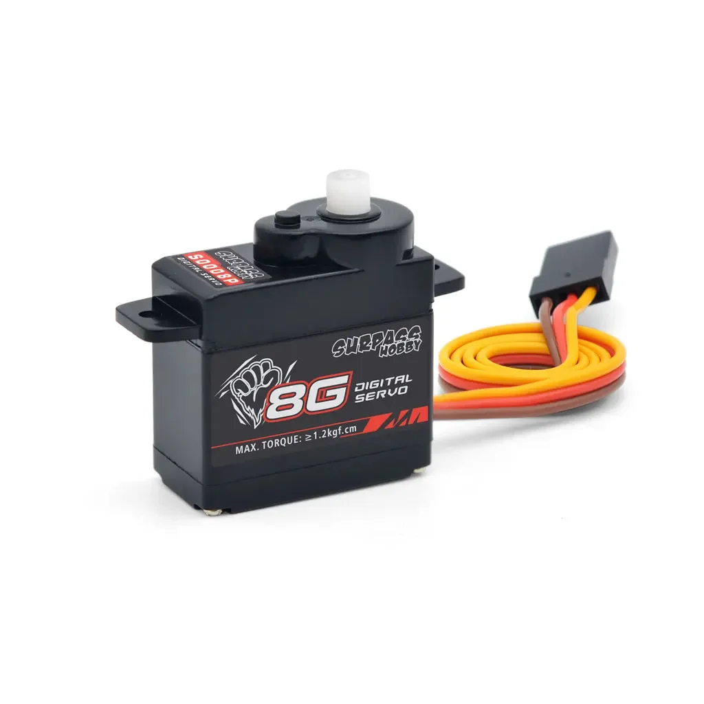SURPASS HOBBY 2g 3.7g 4.3g 6g 8g Micro Digital Mini Servo Metal and Plastic Gear for Rc Drone Airplane Fixed-wing Car Robot 6