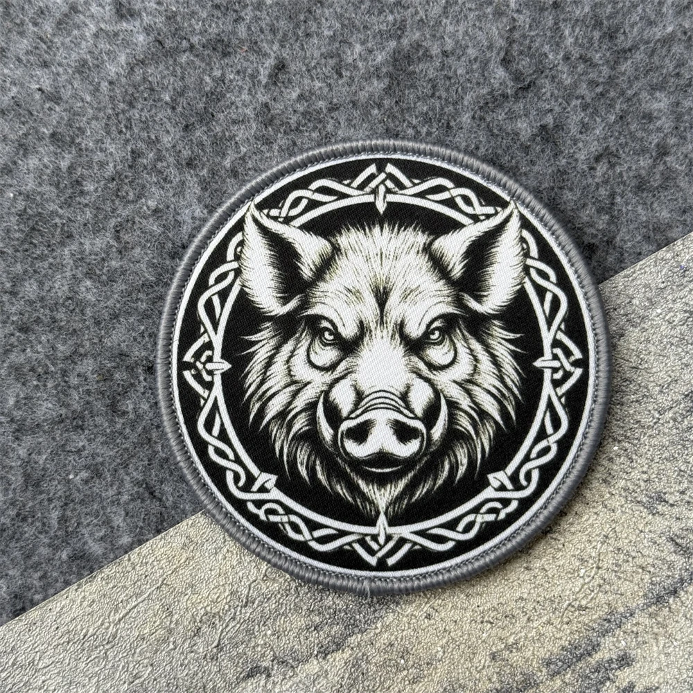 Beast Moral Abzeichen Patch Taktische Tigerkopf Armband Wolf Gedruckt Klettverschluss Patches für Kleidung Militär Rucksack Aufkleber – Detail 6