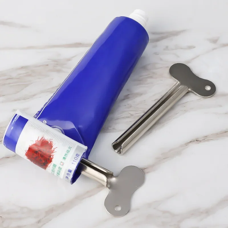 Bathroom Stainless Steel Toothpaste and Tube Squeezer Tool