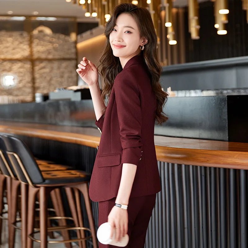 High End Suit For Women's Spring And Autumn Temperament, Goddess Style, Professional Small Stature, Work Clothes, Business Suit,