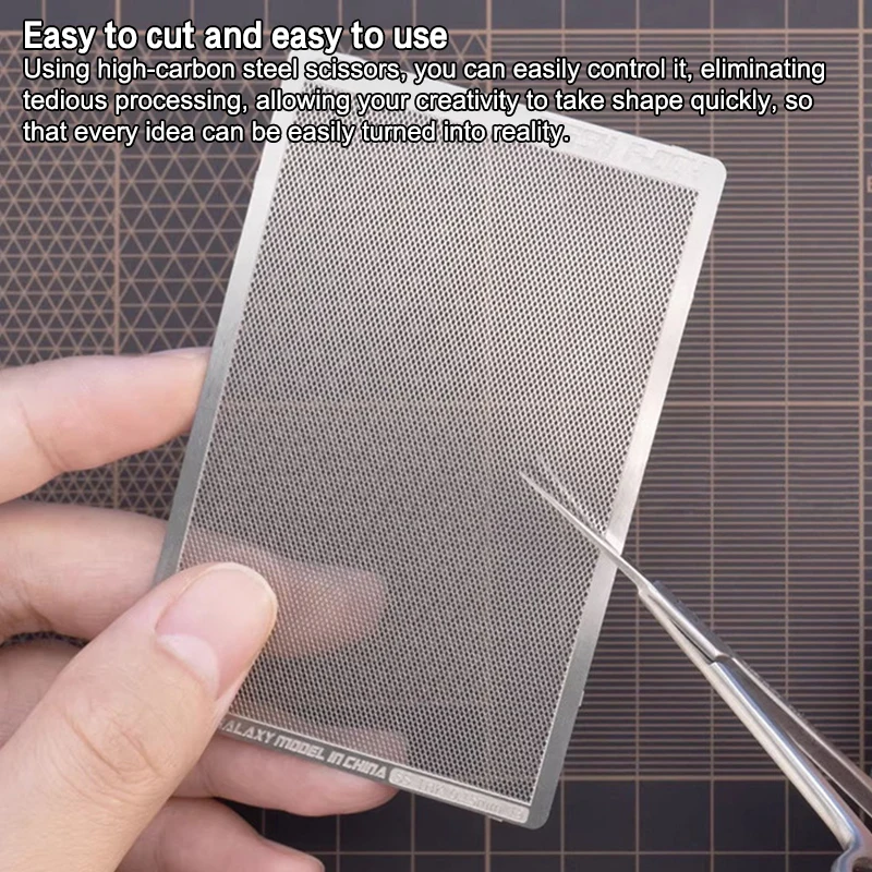 Enhanced Radiator Mesh For Model Detailing - Universal Woven, Straight, and Rhombus Patterns