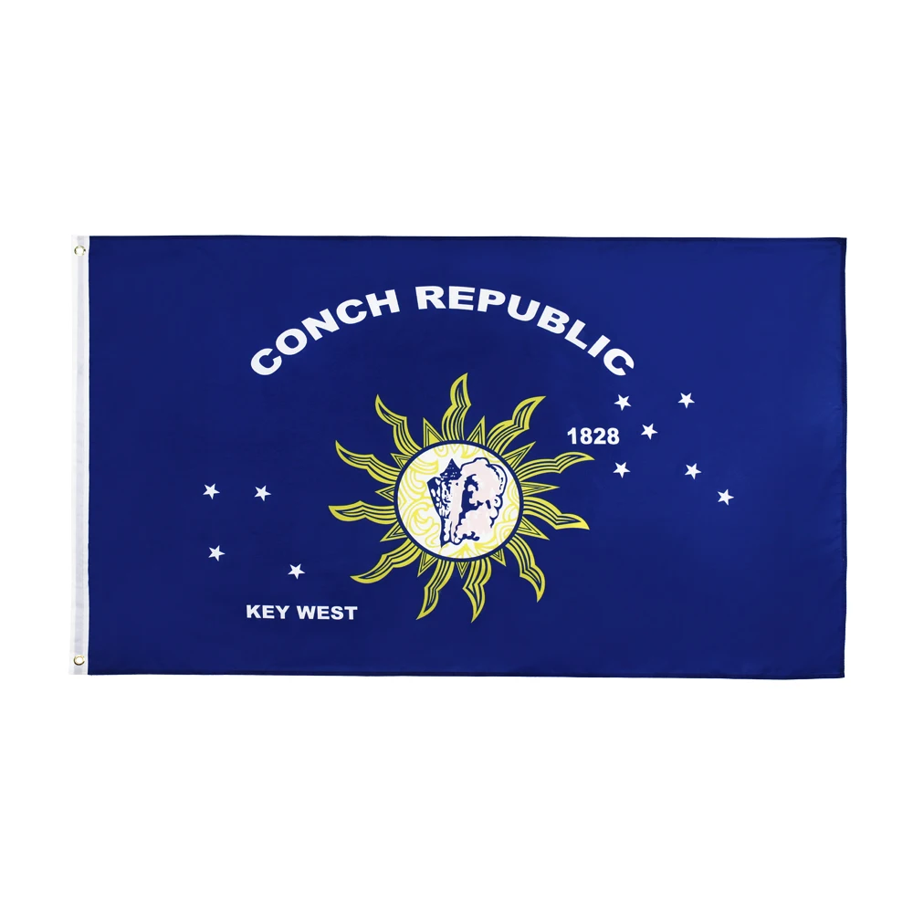 

3Jflag 3x5Fts 90X150cm 1828 Key West раковины Республика флаг
