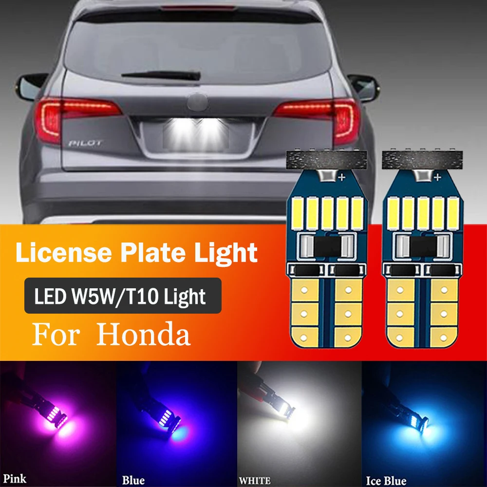 

2PCS LED License Plate Light W5W T10 CANbus For Honda Pilot 2003 2004 2005 2006 2007 2008 2009 2010 2011 2012 2013 2014 2015