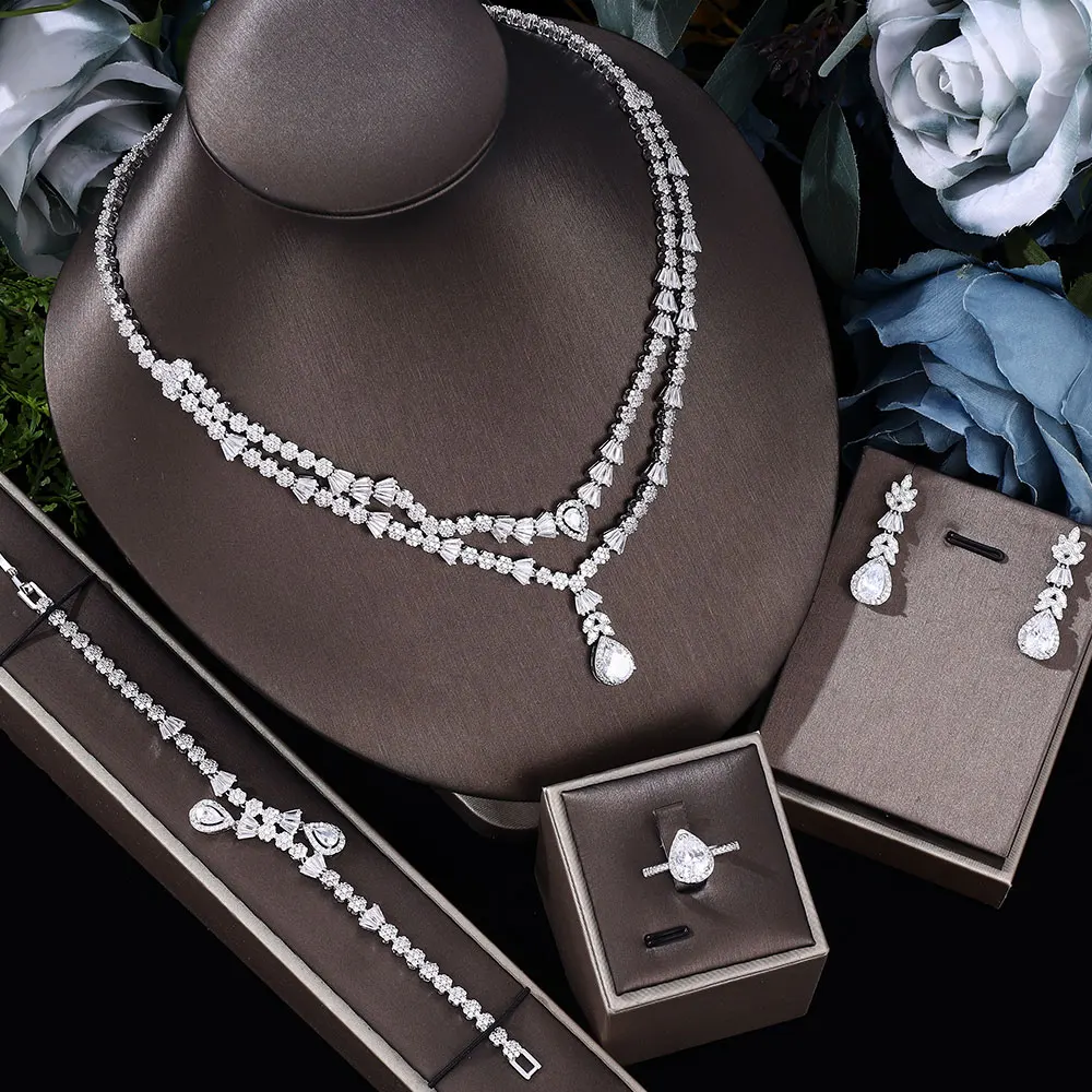 طقم دبل لاير دياموند الفاخر