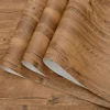 Wood Grain PVC Wallpaper for Door Wardrobe Cupboard Table Furniture Waterproof Self Adhesive Stickers Home Decor Film 1