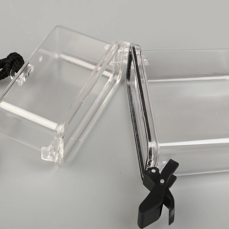 Portable Card Sealed Storage Can Money Key Waterproof Tank Transparent Collect Classification Box School Stationery Stationery Organizer Stationery Storage Box