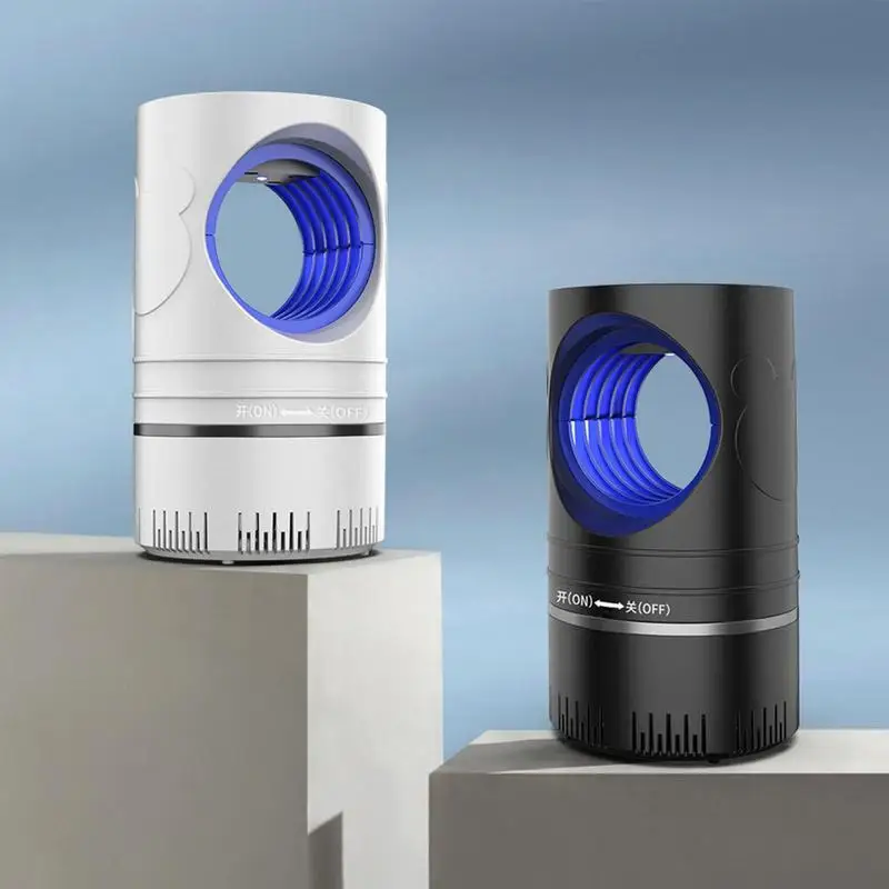 UV Light Fly Trap Inhalation USB Rechargeable Indoor Fly Killers Lamp Electric Flys Zapper UV Light Mute Mosquito Repellent