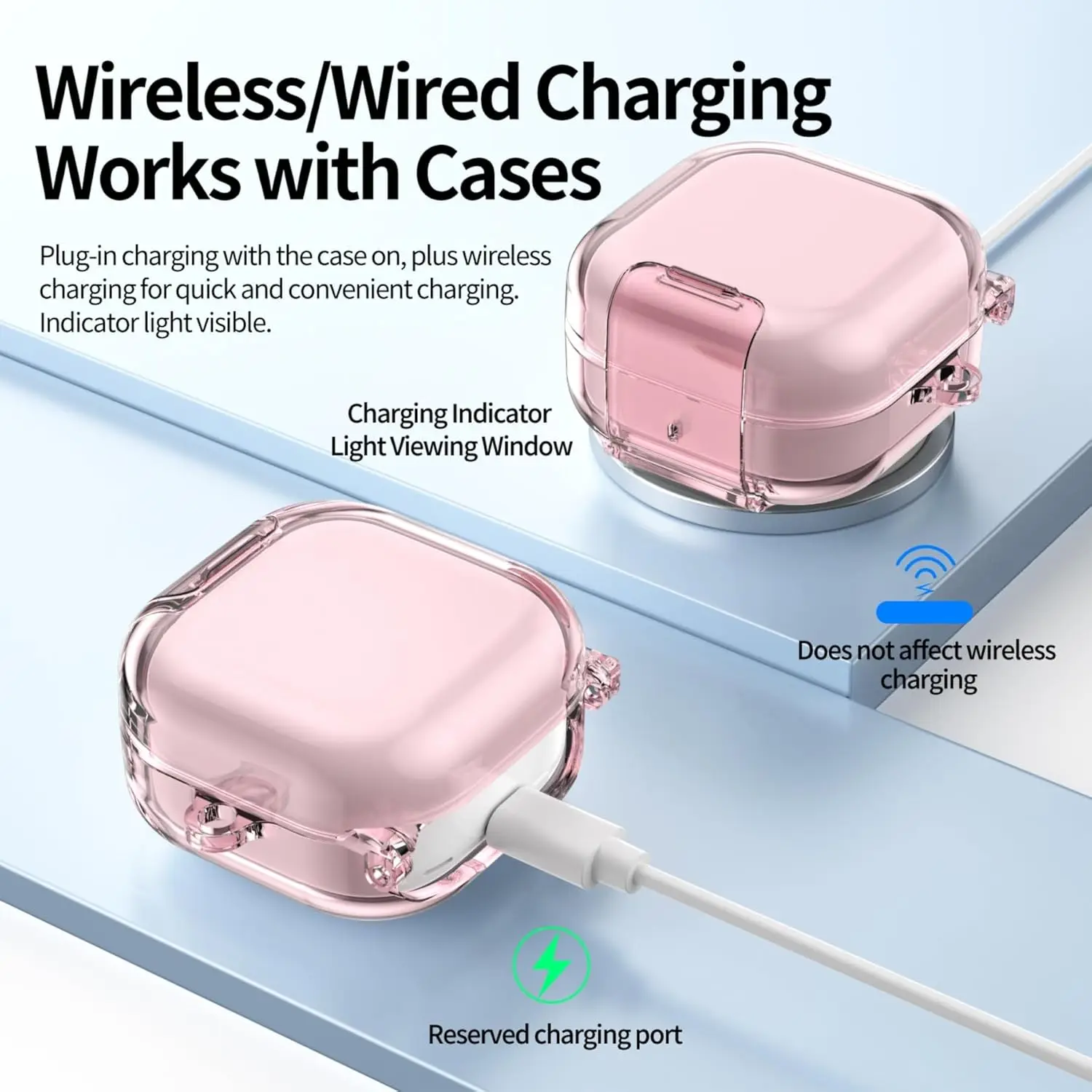 2026 Galaxy Buds 4 Pro Protective Case with Phone Stand, Soft TPU Cover with Carabiner & Cleaning Pen