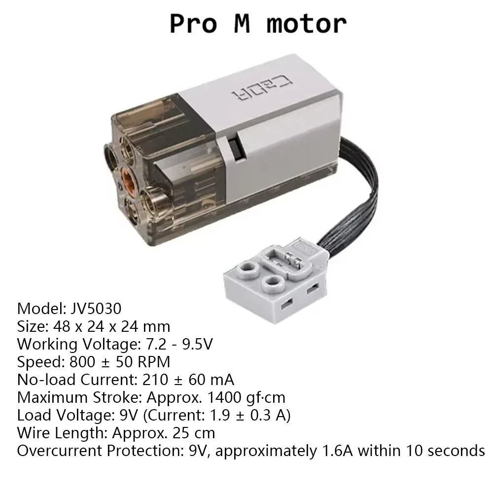 Advanced Remote Control Power Function Motor Toy with 2.4G Lithium Battery Box