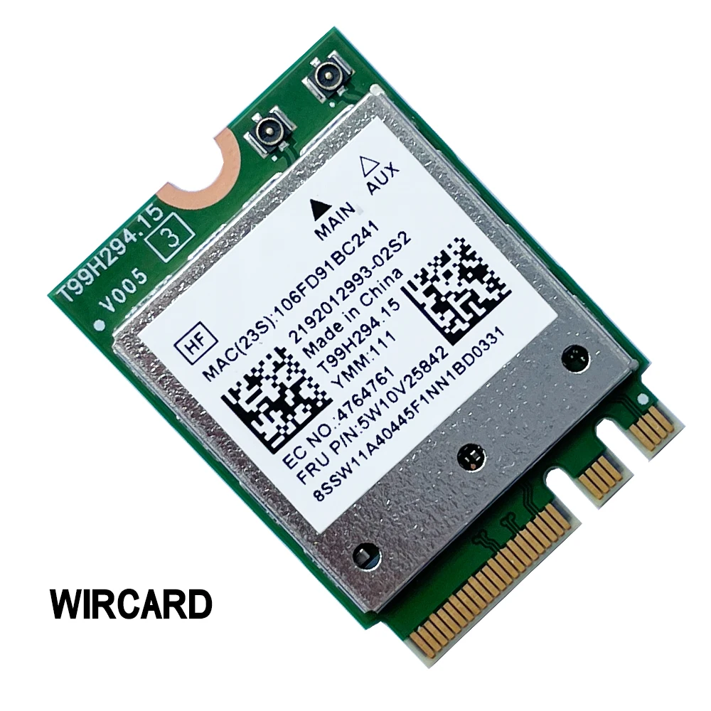 Portátil de Wi-fi para Thinkpad Qcnfa765 6e 802.11ax 2.4g 5g 6g Fru 5w10v25842 2400m Bt5.2 Geração do Thinkpad X13 20xh 20xj T14 g2 - Imagem 4