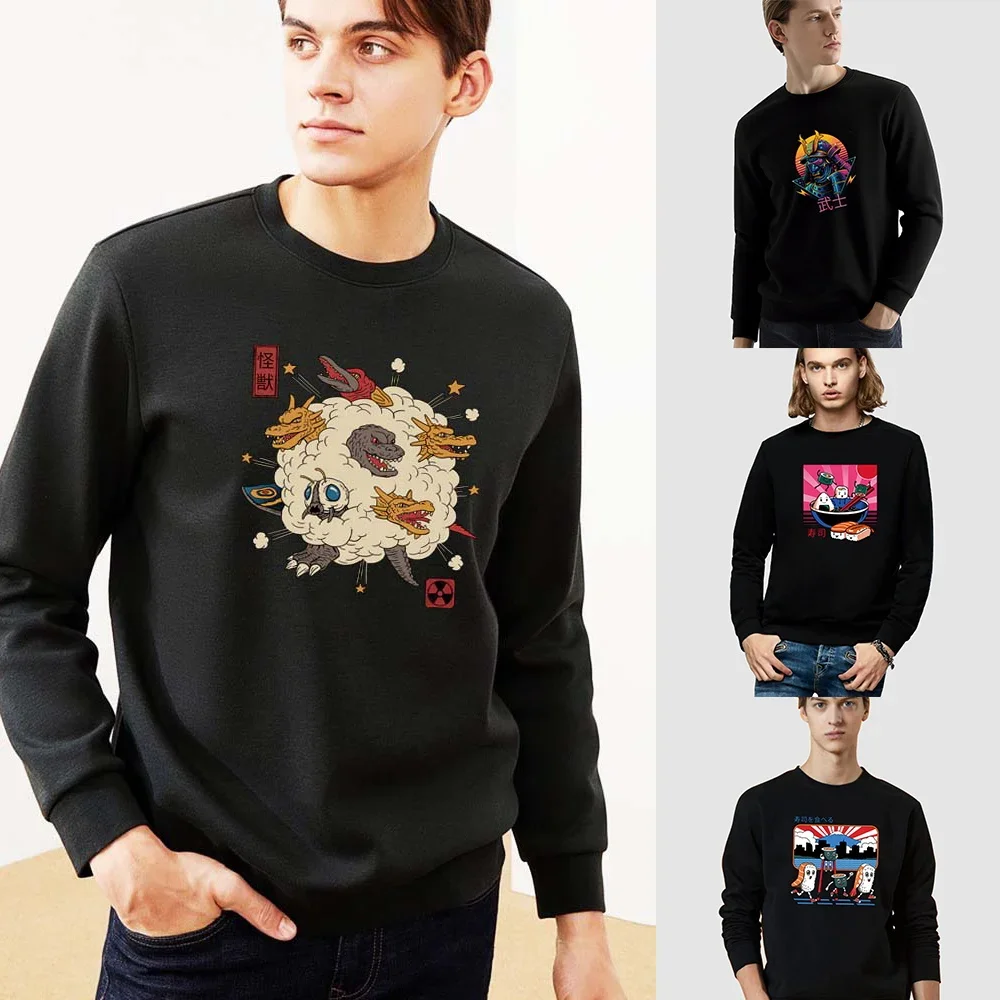 

Autumn Winter Men Hoodies New Japan Warm Mens Sweatshirt Fashion Streetwear Casual Men's High Quality Pullovers Brand Hoody Coat