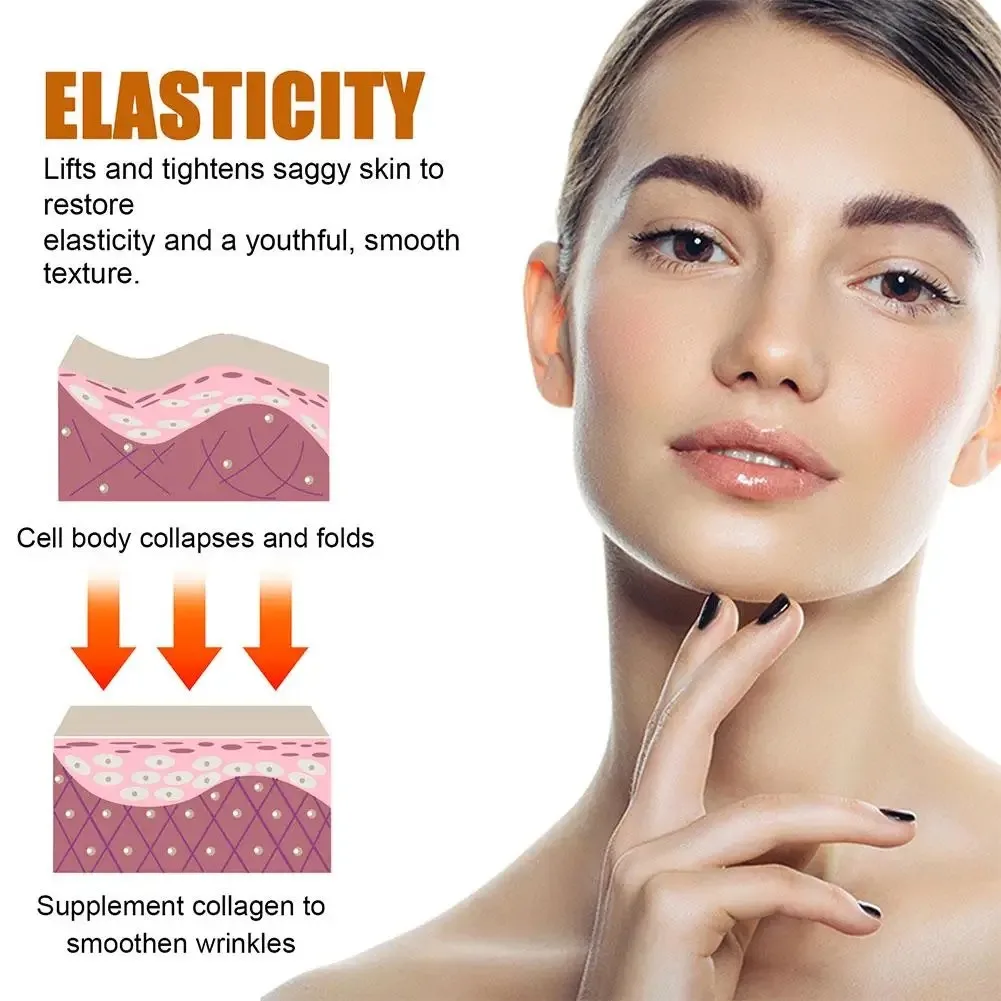 Collagen Face Serum Face Moisturizing Fade Fine Lines Brightening Facial Serum Lifting Neck Skin Care 30ml 5