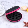 12 Bottles Round Essential Oil Storage Bag Essential Oil Organizer Case 1ml 2ml 4