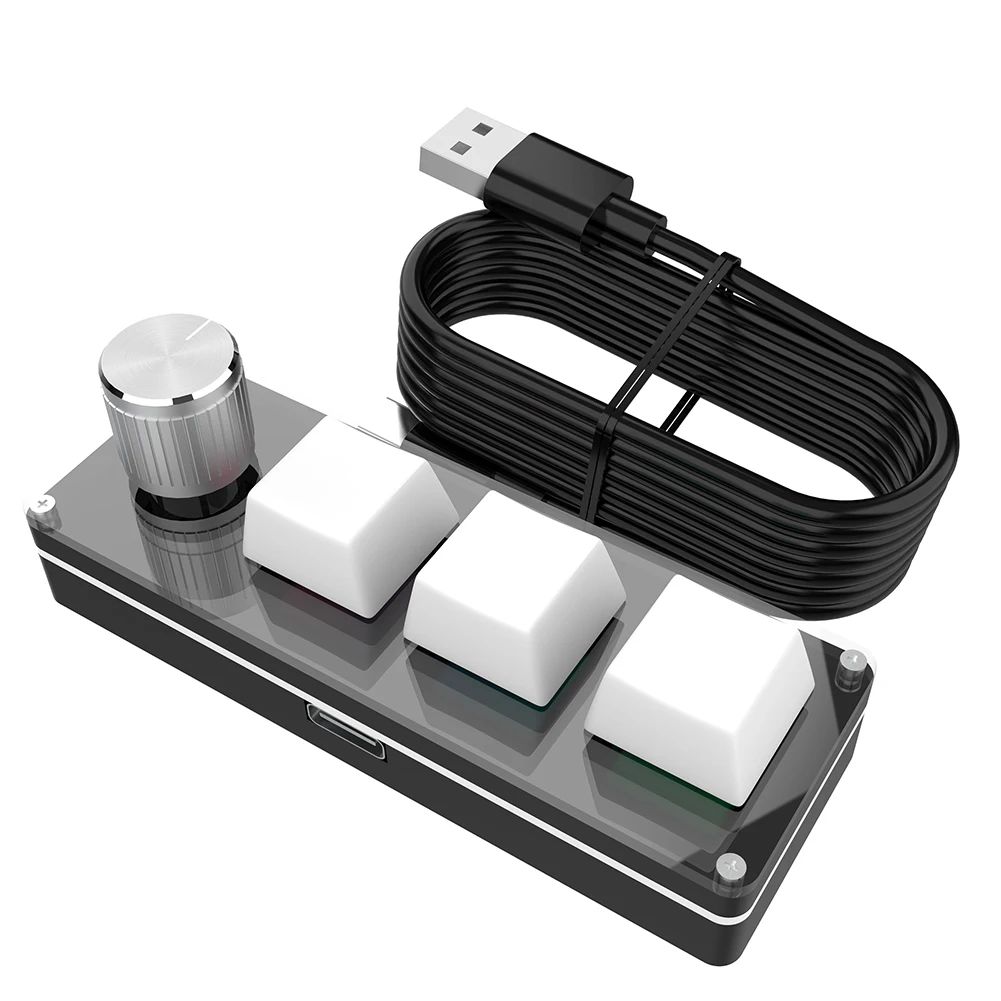 Compact One-Handed RGB Mechanical Gaming Keyboard with Hotswap Functionality