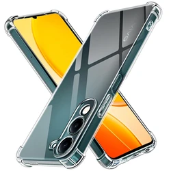 TPU Transparent Shockproof Protective Phone Case with Reinforced Corners for Vivo Y39 (Transparent)