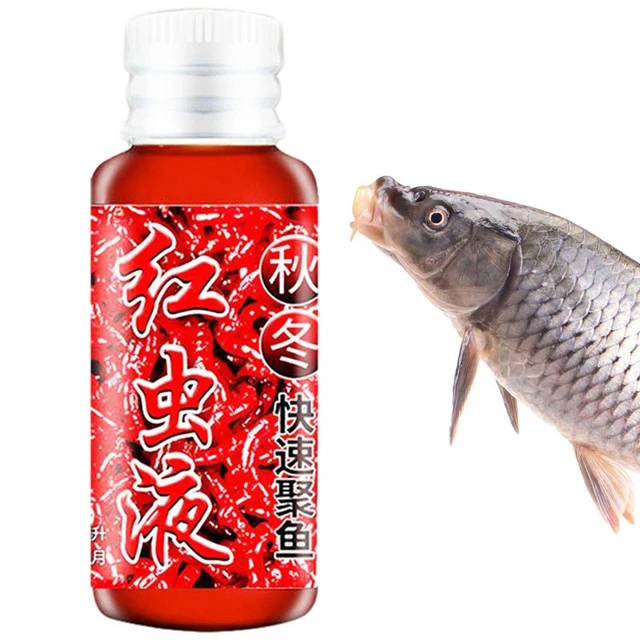 50ml Concentrated Red Worm Liquid Fish Bait Additive High Concentration Fish  Bait Attractant Tackle Food For Trout Cod Carp Bass - AliExpress