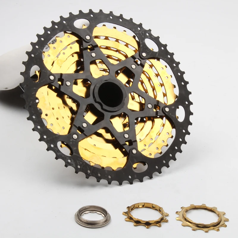 Fiets Cassette 11-Speed Cassette 11-46T 50T 52 S 11S Hg Hub All Steel Mountainbike Cassette Fiets Tandwiel Mt