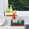 Kitchen Sink Drain Shelf Organizer for Sponge Soap Rag Towel Holder Storage Basket Dish Drying Spice Rack Bathroom Accessories 4